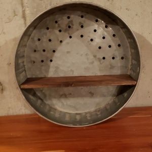 Farmhouse metal shelf